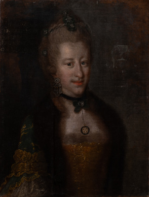 Portrait of Franciszka Potocka — unknown