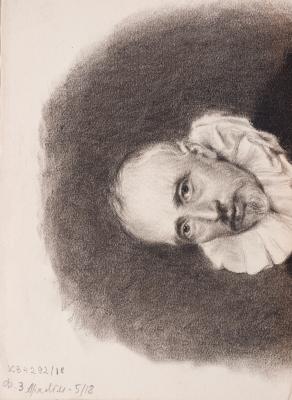 Рисунок жіночої голови 2