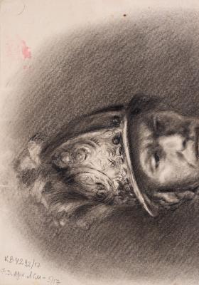 Рисунок чоловічої голови 2