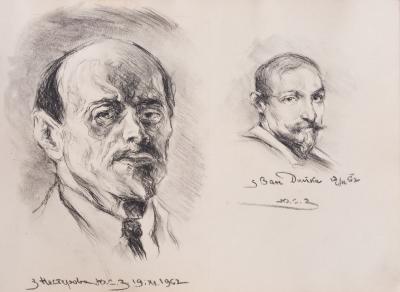Drawings of Men's Heads — Yulian Zaiats