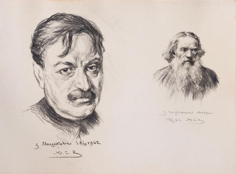 Рисунки двох чоловічих голів 1