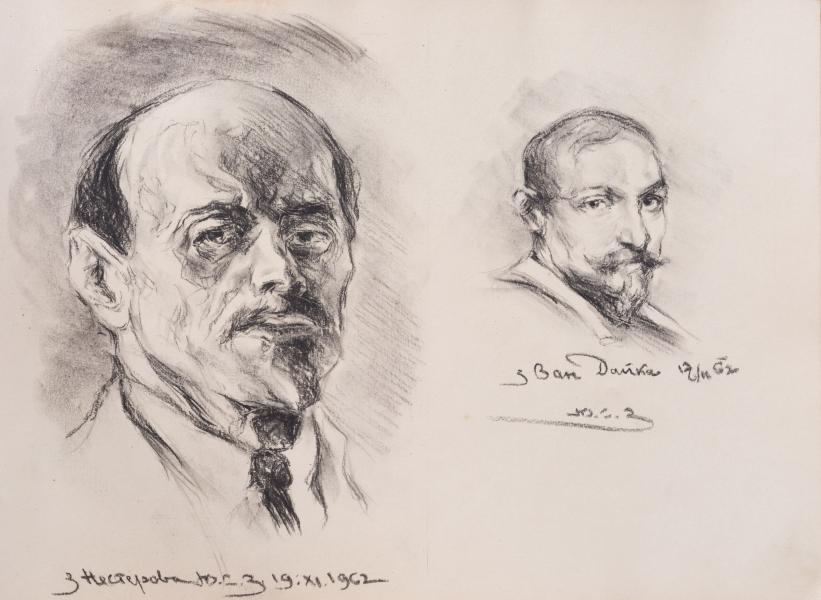 Drawings of Men's Heads 1