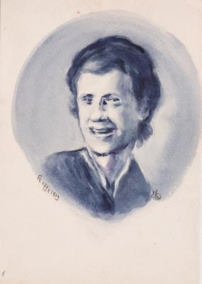 Рисунок чоловічої голови — Юліан Заяць