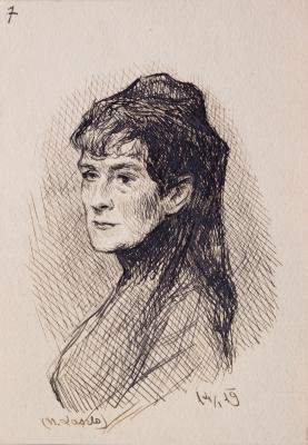 Drawing of a Woman's Bust — Yulian Zaiats