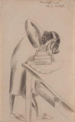 Woman Working — Osyp Sorokhtei