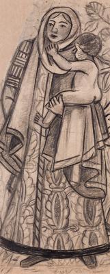 Mother with a Child — Antonina Ivanova