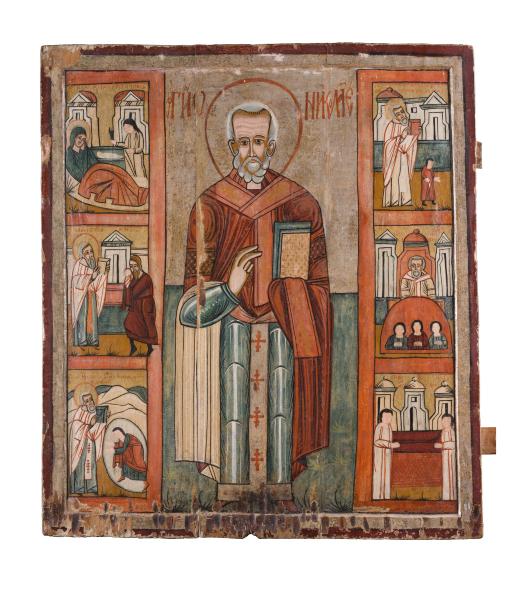 Святий Миколай з житієм 1