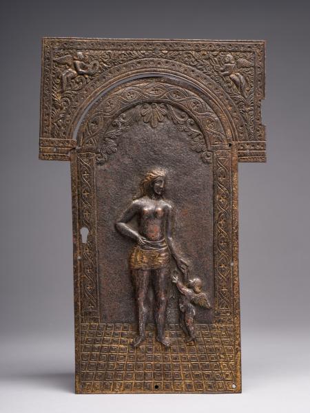 Cabinet Door Overlays with Images of Venus and Cupid 1