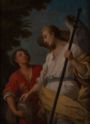 Archangel Raphael and Tobias — Szymon Czechowicz