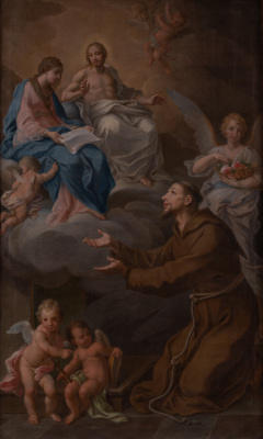 Adoration of Saint Francis — Szymon Czechowicz