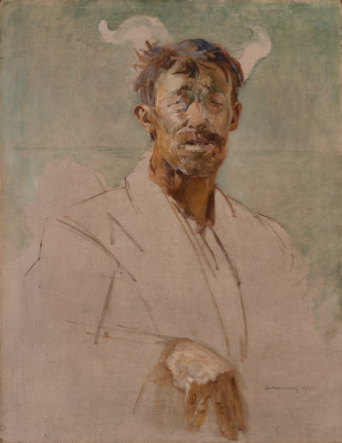 Man with Horns (a sketch) — Jacek Malczewski