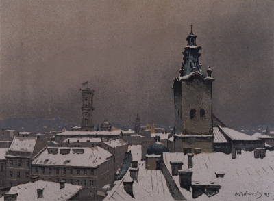 Panorama of Lviv — Odo Dobrowolski