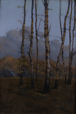 Landscape with Birches — Odo Dobrowolski