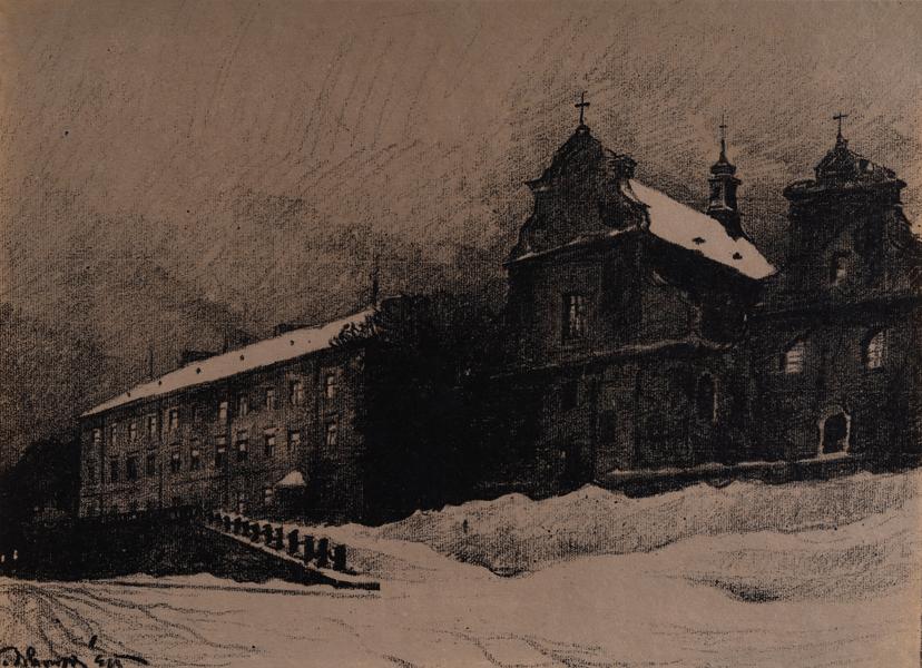 Львів. Костел св. Миколая з будинком університету