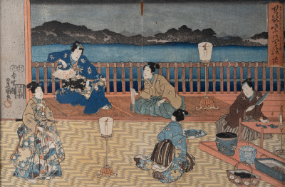 The Tale of Genji. Chapter 32 — Utagawa Kunisada