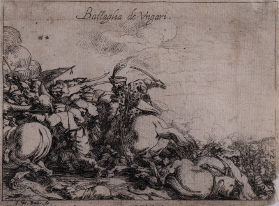 Battle of Hungarians — Johann Wilhelm Baur