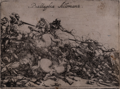 Battle of the Alemanni — Johann Wilhelm Baur