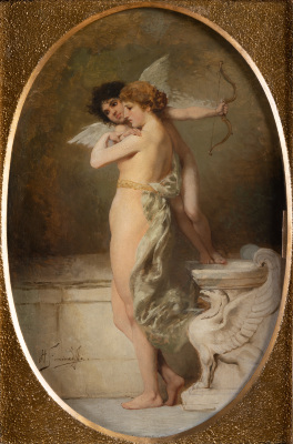 Beauty and Love (Amor and Psyche) — Henryk Hektor Siemiradzki