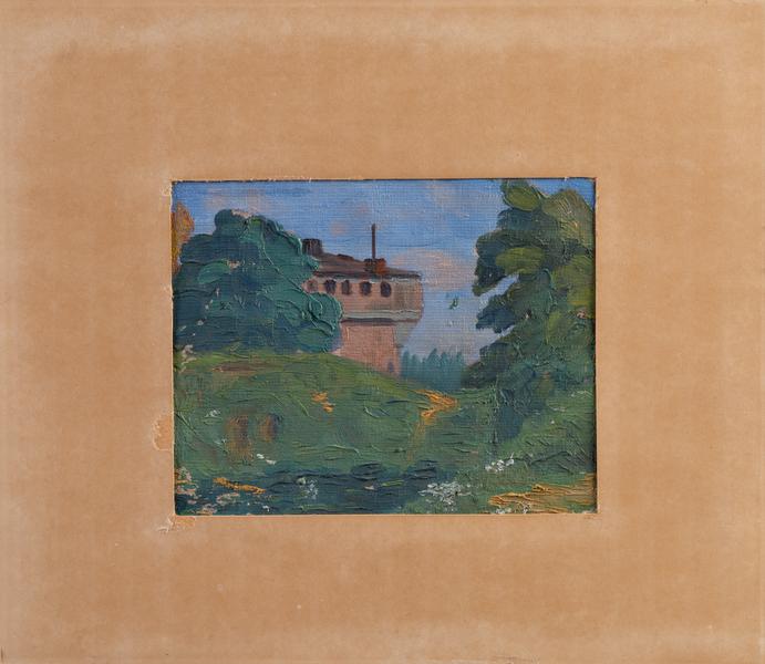 Landscape with a Fragment of a House 1