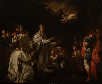 Baptism of Emperor Constantine — Pierre Subleyras