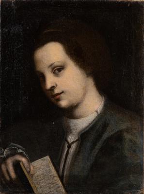 Woman with a Book — unknown (Italian School)