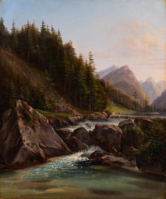 Landscape of Sacz — J. Bialoskorski