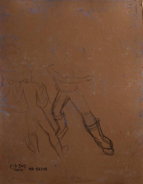 Sketch for a Mural on the Territory of the Lviv State Leather Enterprise (until 1976, the Svitanok Leather Company) 2