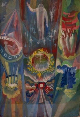 Sketch for a Mural — Vasyl Poliovyi