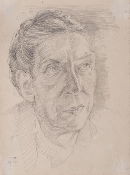 Drawing No.17 from the Series "Siberian Notes". Portrait