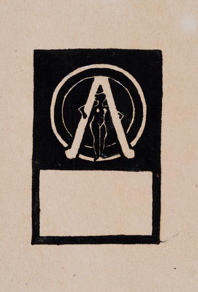 Bookplate "О.Л." (O. Leshchynskyi)