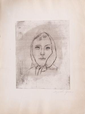 Woman in a Headscarf — Yaroslava Muzyka