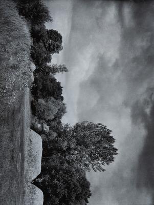 Hut at the Edge of the Village — Volodymyr Olkhomiak