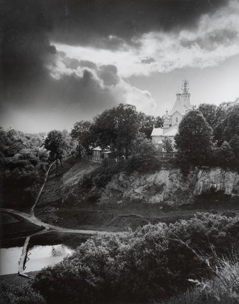 View from the Castle Hill to the Church of Kuzma Demian of 1897