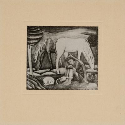 Tymofii Boichuk's Work "In the Pasture" 2