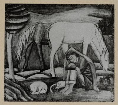 Tymofii Boichuk's Work "In the Pasture" — unknown