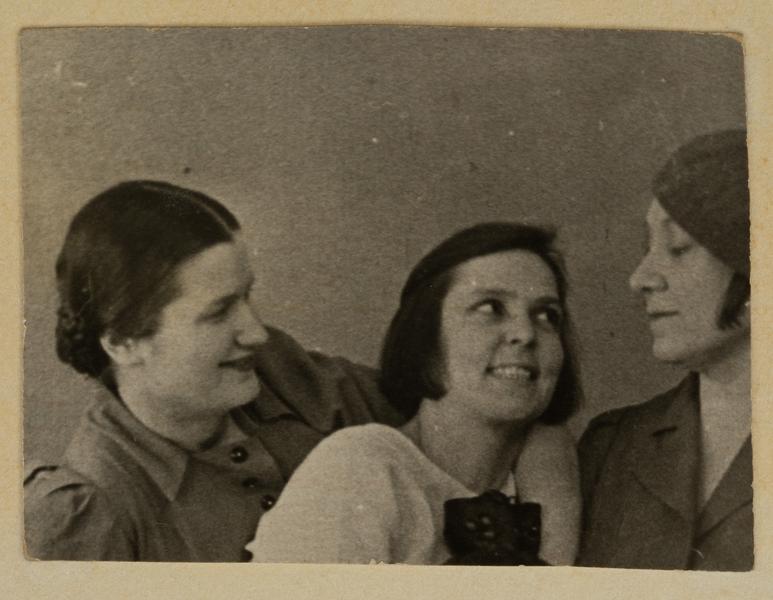 Antonina Ivanova (?) Skrylova (?) and Lubkina (?)