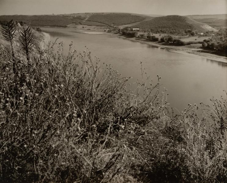 View of the Dnister River from the Defensive Rampart of the Holy Trinity Fortress