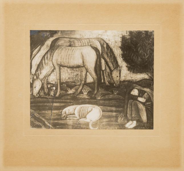 Tymofii Boichuk's Work "In the Pasture" 1