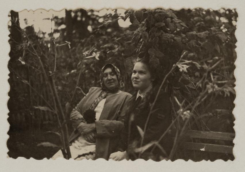 Portrait of Antonina Ivanova with an Unidentified Woman