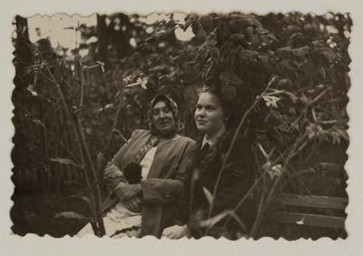 Portrait of Antonina Ivanova with an Unidentified Woman — unknown
