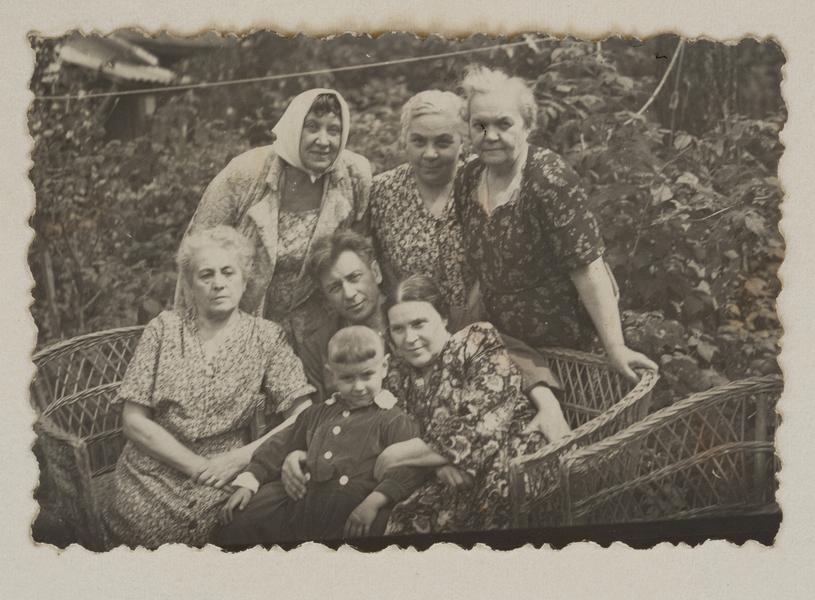 Group Portrait with Antonina Ivanova and Unidentified Individuals