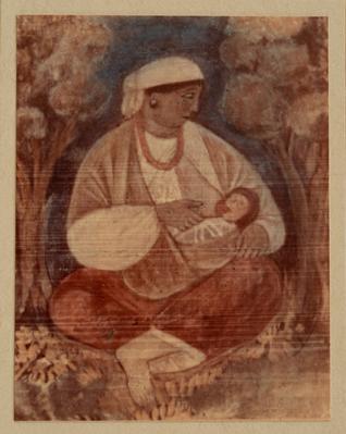A. Ivanova. Mother with a Breastfed Baby — unknown