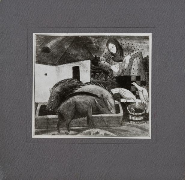 Tymofii Boichuk's Work "Feeding Pigs" 2