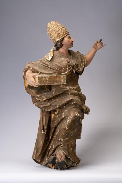 Figure of a Saint in a Tiara with a Book 2