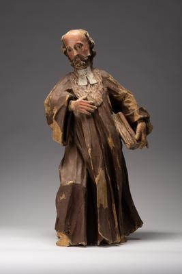 Figure of a Saintly Man with a Book — unknown