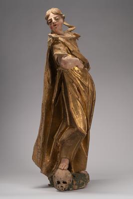 Female Figure with Foot on a Skull 2