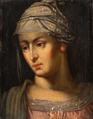 Head of a Young Woman — unknown