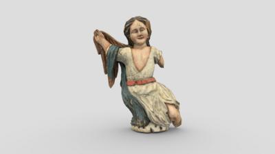 Figure of an Angel — unknown folk sculptor