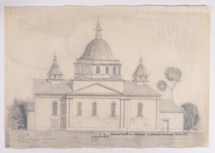 Reconstruction Project of the Church in Dmytriv 2