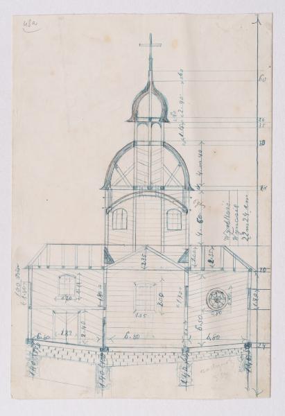 / Plan of the Built Church in Dubie / 1